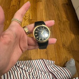 Black and Gold Watch